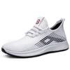 Sapatos Masculinos Verão Tendência Estilo Coreano Esportivo Casual Sapatos Individuais Masculinos Tecido Voador Respirável Solado Macio Antiderrapante Tênis de Corrida