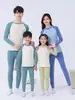 Conjunto de Ropa de Otoño para Adolescentes, Conjunto de Ropa Interior Térmica para Niños, Camiseta de Algodón Base para Niños, Pijama de Estudiante para Niñas Mayores