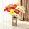 Flores artificiales personalizadas tipo nórdico de margarita africana para bodas, gabinetes de TV para el hogar, decoración de interiores de hoteles, textiles del hogar y arreglos florales