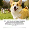 Polvo de Limpieza Oral Kriath para Mascotas - Limpieza suave y cuidado para el mal aliento oral de mascotas, polvo dental refrescante y limpiador