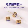 Pedras Lapidadas Soltas de Lápis Lazúli Acessórios para Pulseira de Joias DIY Prata 925 Banhada a Ouro Acessórios Semi-Acabados de Jade