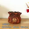 Maceta de cerámica, estilo europeo vintage de arcilla roja, para mesa de balcón, plantas suculentas, árbol de la fortuna, bonsái, decoración floral interior creativa