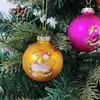 Bolas de Natal de Vidro Novas Transfronteiriças Enfeites para Árvore de Natal Bolas de Decoração de Natal Adesivos Aquáticos Presentes de Natal Bolas para Árvore de Natal
