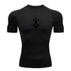 Aliexpress Camiseta Deportiva de Secado Rápido Capa Base Ropa de Entrenamiento para Gimnasio para Hombre Transpirable que Absorbe el Sudor Elástica Ajustada Venta al por Mayor