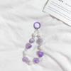Cor Amor Corrente de Celular com Miçangas Pingente de Personalidade Pulseira Pulseira Cordão de Pulso Anti-perda Pingente Senso Avançado