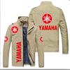 Chaqueta con estampado de comercio exterior transfronterizo europeo y americano, de cuello alto, color liso, para hombre, informal, para negocios y jóvenes