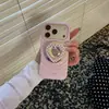 Estilo Coreano Ins Bolinhas Coração Suporte Magnético Capa para Celular Apple 17 Promax Adequada para 16pro BoYang Magnético 18