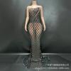 Dream Dance Amazon Mais Vendido Brilhante Alça de Diamante Sem Mangas Costas Nuas Sexy Elegante Sereia Luxo Fantasia de Performance