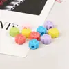 100 preço acrílico cor letra quadrado contas barril contas soltas diy feito à mão infantil cordão de mão contas material