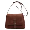 Bolsa de Axila Vintage de Inverno Feminina 2022 Nova Bolsa Tote de Grande Capacidade Bolsa de Ombro Transversal Fosca