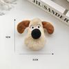 Boneca de Pelúcia de Cachorro de Desenho Animado Fofa Boneca Cachorro Chefe Broche Acessórios de Decoração de Mochila Escolar Acessórios para Roupas Cachecol