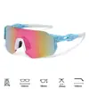 Gafas de Ciclismo, Gafas de Sol Coloridas para Deportes al Aire Libre, Modelos Populares Transfronterizos en Europa y América, Película Verdadera Viento de Carretera Protección UV Gafas de Sol para Montañismo