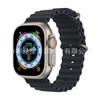 Adequado para Apple Watch11 Ocean Iwatch5678910Se Pulseira Ultra de Silicone Fivela Dupla Fábrica