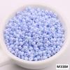 Super tamaño 3mm uniforme crema nacarada cuentas de arroz de vidrio hechas a mano DIY pulsera borla manualidades material de cuentas sueltas