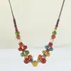 Collar Bohemio de Cerámica con Cuentas Accesorios de Ropa para Mujeres, Cadena de Suéter Vintage Colorida, Joyería Europea y Americana, Diseño de Nicho