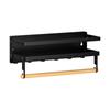 Estante de Almacenamiento para Refrigerador de Absorción Magnética Estilo Japonés Transfronterizo Montado en la Pared Lateral Estante para Película de Condimentos Sin Perforaciones
