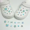 Accesorios para zapatos tipo zueco de moda de alta gama, hebillas decorativas de zapato de luna creciente color champán, dijes para zapatos estilo femenino, desmontables
