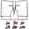 Cubierta de Manillar para Vehículo Eléctrico, Guante de Parabrisas Cálido de Invierno, Protector de Manillar para Vehículo a Batería, Cubierta de Manillar para Scooter, Engrosado para Prevenir el Frío