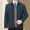Chaqueta Ejecutiva para Papás de Mediana Edad y Mayores, Solapa de Moda, Chaqueta para Mediana Edad y Mayores, Chaqueta Casual de Negocios para Hombre para Primavera y Otoño