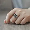 Anillo Retro de Plata Tailandesa con Nudo Celta Trinity Zhenrong Amuleto Celta de Bruja Europeo y Americano Anillo de Diamante