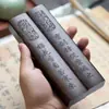 Pisapapeles Regla Pisapapeles de Caligrafía Regla Par de los Cuatro Tesoros del Estudio Pincel Bambú Negro Papel Pisapapeles Pincel de Escritura Escritura Tira de Escritura
