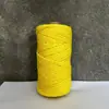 En Stock Cuerda de Algodón de Colores de 3 mm de Tres Hilos Cuerda Pura de Algodón para Tejido de Tapicería Rollos de 100.1 m de Cuerda para Manualidades Hechas a Mano