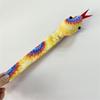 Amazon explosiones impresión digital serpiente brazalete anillo a presión animal anillo de aplauso regalo para niños pulsera en stock al por mayor