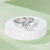 Anel Feminino Coroa Braço Reto Romântico Luxo Leve D Colorido Moissanite VVS 1 quilate Anel de Pedido em estoque Venda Quente