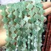 Ágata de cristal Trevo contas soltas faça você mesmo grampo de cabelo acessórios de cabelo pulseira acessórios de colar contas de Trevo semiacabadas atacado