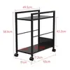 Suporte para Gabinete de Computador com Rodas, Base de Chassi Móvel, Rack de Armazenamento de Impressora Dupla Camada Alargado, Tamanho Grande
