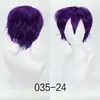 Peluca para hombre europea y americana anti-deformada color Harajuku anti-deformada para hombre cabello corto directo de fábrica cosplay peluca de dibujos animados