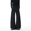 Pantalones plisados de línea A para hombre, caída de verano, estilo old money, pantalones casuales curvos, pantalones rectos holgados hasta el suelo