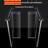 Pés de Mesa Acrílicos, Pernas de Suporte em T para Mesa de Jantar, Pernas de Mesa de Cristal de Plexiglass, Pernas Flutuantes de Plástico para Mesa de Centro de Sala de Estar