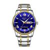 Reloj de movimiento automático suizo para hombre, resistente al agua, luminoso, calendario, reloj coreano sencillo, reloj de cuarzo no mecánico.