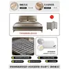 Cama Minimalista Italiana Oreja de Elefante Piel Genuina Moderna Simple 1.8m Doble Recámara Principal Cama Grande Tapicería Suave Almacenamiento Cama Silenciosa