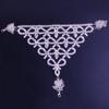 Ropa interior sexy con diamantes de imitación transfronterizos, estilo bohemio europeo y americano, con cadena de leche