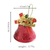 Decoraciones navideñas transfronterizas: ángel pequeño, letras inglesas, moño, campanita, adornos para árbol de Navidad, en stock del fabricante