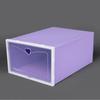 Caja de Zapatos de Plástico Caja de Almacenamiento de Zapatos Engrosada Transparente Gran Capacidad Tipo Cajón Estante de Almacenamiento Plegable