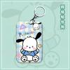 Cartoon Card Set Peito Card Work Certificate Parchal Dog Telescópico Easy Pull Buckle Lanyard Bus Meal Card Student Pick-up Card Set