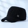 Estilo Novo Outono e Inverno Chapéu Top Vazio para Mulheres Estilo Coreano Moda Boina Tricô Sem Topo Para Exterior Veludo Chapéu Quente Atacado