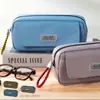 Estojo Escolar Lianzhong Grande Capacidade Simples Ensino Médio Dupla Camada Bolsa de Papelaria Alta Aparência e Resistente a Manchas Portátil Estojo Masculino