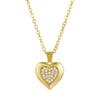 Venta caliente transfronteriza, collar de amor simple para mujeres, estilo ins, diseño creativo europeo y americano, collar de cadena de clavícula en forma de corazón, venta al por mayor