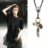 Collar Retro de Estrella de Mar para Chica Hot Cadena Larga para Suéter Estilo Vacacional Collar Plateado Escarchado Estilo Marino Colgante de Estrella