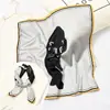 [Diseño Original] Pañuelo Cuadrado Pequeño Estilo Coreano Ins para Mujer Todo Combinación Estilo Occidental Pañuelo Decorativo Pañuelo de Primavera y Otoño Pañuelo Artístico