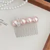 Estilo Coreano Dongdaemun Nuevo Pasador de Perlas Brillantes para Cabello con Cuentas de Arroz Accesorios para el Cabello Moda para Mujer Estilo Dulce Pinza para Frizz