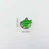 Broche Divertido e Fashion de Tubarão Melancia Insígnia com Design de Tubarão Melancia Acessórios de Peixe Bobo Desenho Animado Decoração para Roupas Bolsas