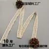 Fio de algodão não elástico de fábrica tecelagem DIY estilo nacional renda vazada acessórios para cortina acessórios para roupas e sofás