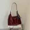 Bolso tote retro de gran capacidad, nuevo diseño minimalista 2026, bolso de hombro de estilo relajado, mochila casual de moda y con textura