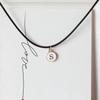 Diy26 Collar con Colgante de Letra Inglesa Estudiante Femenina Pareja Coreana Novia Enviar Novio Cadena Clavícula Cadena de Cuello