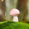Micropaisaje de musgo, simulación creativa, fantasía, pequeños hongos, bonsái, jardinería, bricolaje, paisajismo, decoraciones, accesorios, pequeños adornos.